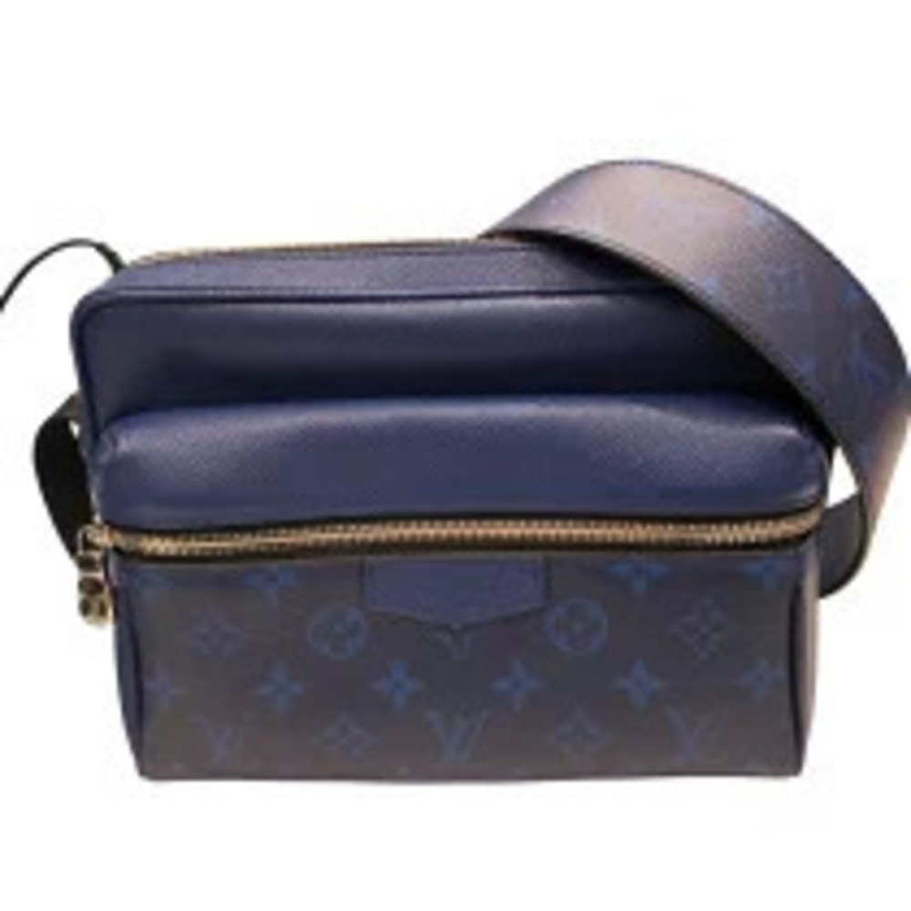 Louis Vuitton Outdoor Messenger Blue Taigarama Shoulder Bag